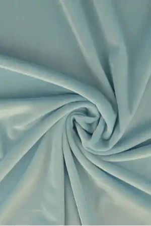 Fluweel stretch – Baby blauw Premium