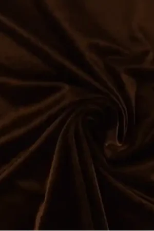 Rechtstreeks Van De Fabrikant Fluweel stretch – Bruin