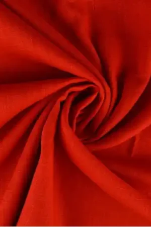 Populair Linnen viscose rood