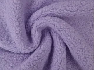 Weekendaanbieding Teddy bont stof – Lavendel – Bouclé stof