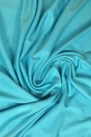 Viscose tricot – Aqua blauw Korting