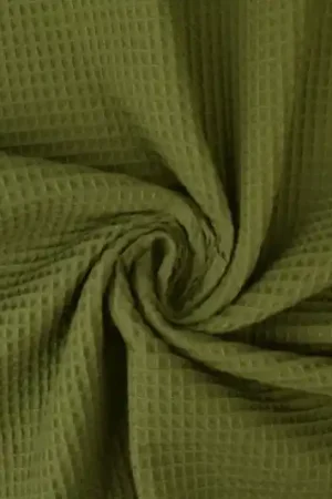 Wafelstof – Mosgroen Snelle Levering