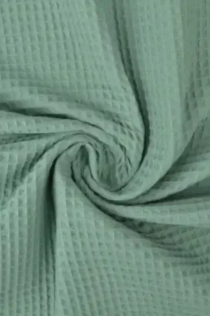 Wafelstof – Oud groen Aanbieding