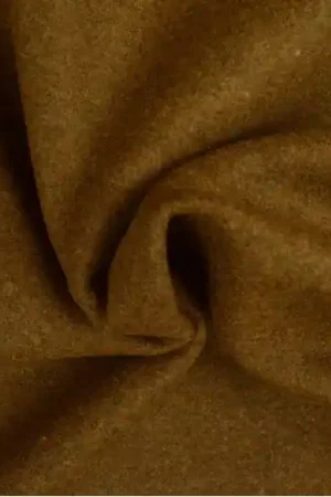Wol stof – Donker camel Shop Nu