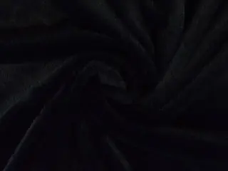 Zachte bont stof – Navy – Pluche stoffen Gratis Retour