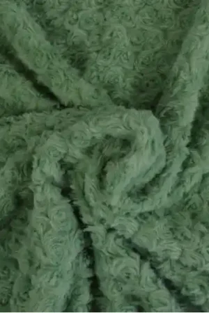 Zachte bont stof – Roses – Mintgroen Merkproduct