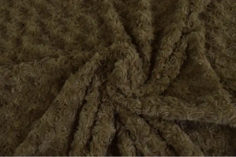 Zachte bont stof – Roses – Taupe Hete Deal
