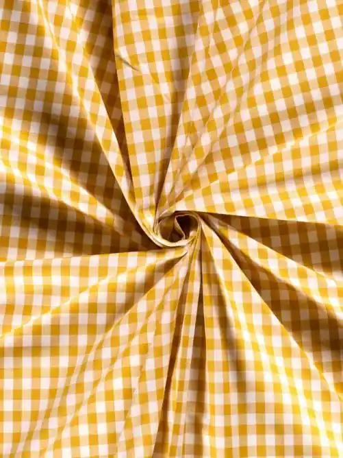 Voordeelprijs Boerenbont stof oker middel