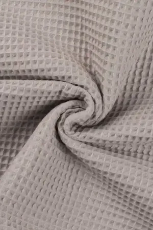 Wafeldoek lichtgrijs Uitverkoop