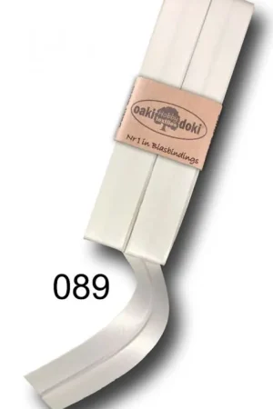 Koop Online Biaisband satijn offwhite 089