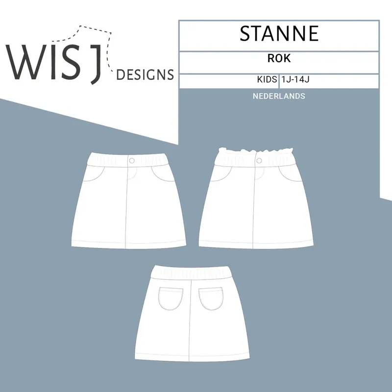 WISJ - Stanne rok kids (papieren patroon) Lage Kosten