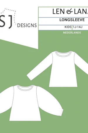 WISJ - Len & Lana longsleeve kids (papieren patroon) Gratis Verzending