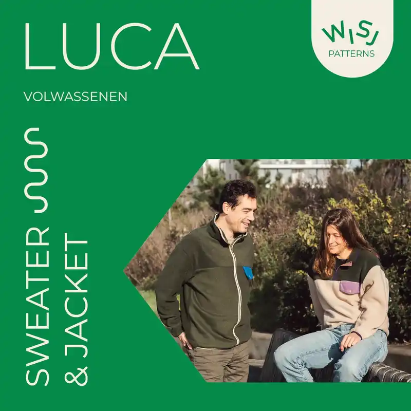 WISJ - Luca sweater\\/jack volwassenen (papieren patroon) Favoriet