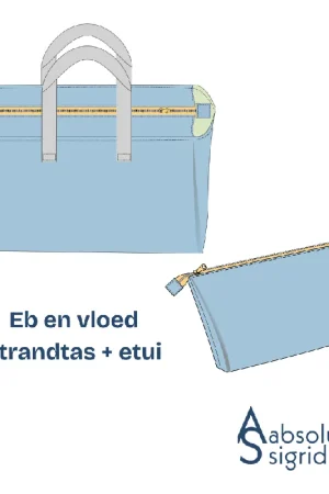 Weekendaanbieding Absolutely Sigrid - Strandtas + etui (papieren patroon)