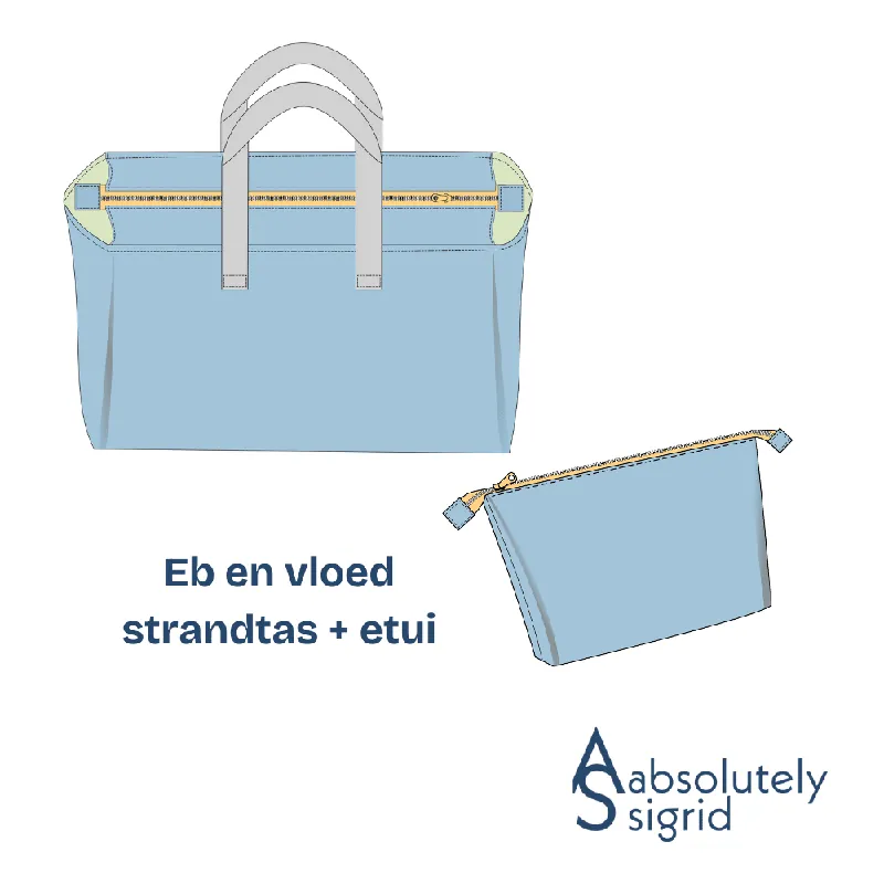 Weekendaanbieding Absolutely Sigrid - Strandtas + etui (papieren patroon)