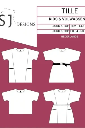 WISJ - Tille top & jurk kids\\/volwassenen (papieren patroon) Shop Nu