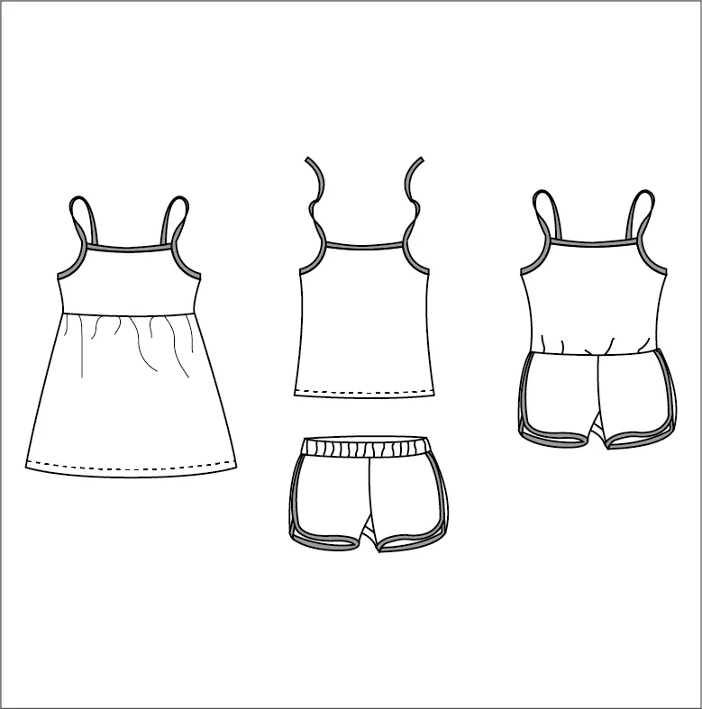 Bel'Etoile - Siem zomerset kids (papieren patroon) Meest Verkocht