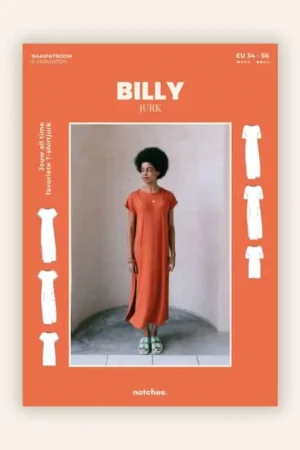 Betaalbaar Notches - Billy t-shirt jurk (papieren patroon)