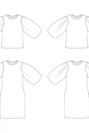 Betrouwbaar Bel'Etoile - Gaëlle top en jurk kids (papieren patroon)