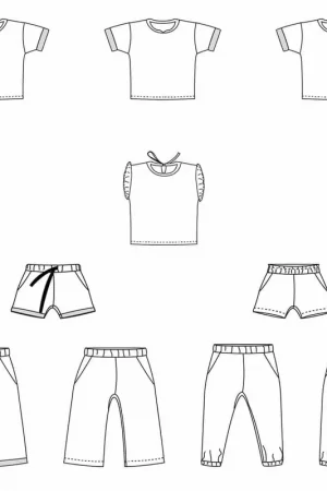 Alleen Vandaag Bel'Etoile - Nio&Nia kids (papieren patroon)