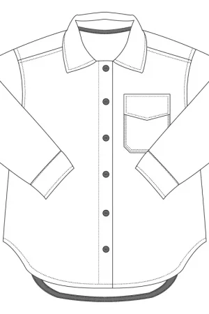 Bel'Etoile - Indy shacket kids (papieren patroon) Veilige Betaling