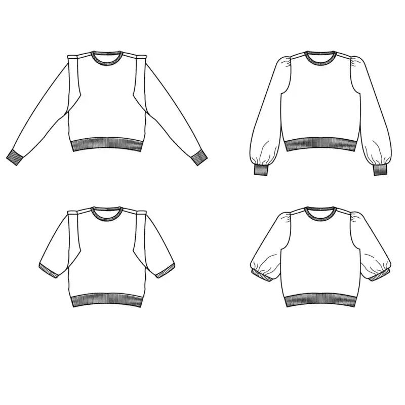 Bel'Etoile - Hera sweater kids (papieren patroon) Gratis Verzending