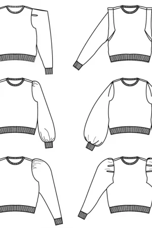 Bel'Etoile - Hera sweater dames en tieners (papieren patroon) Flitsaanbieding