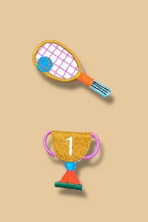 Veilige Betaling HejPatches - strijkapplicatie set tennis