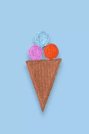 HejPatches - strijkapplicatie ijsje Gratis Retour