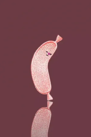 HejPatches - strijkapplicatie worst Rechtstreeks Van De Fabrikant