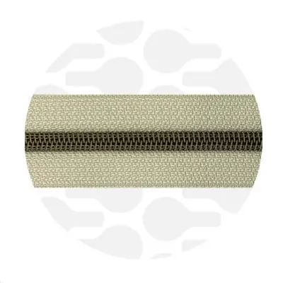 Zipper Zoo – Nylon rits oatmeal beige – 1 meter Gratis Verzending