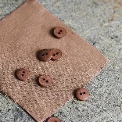 Actieprijs Mind the Maker - Curb cotton knoop 11mm old rose