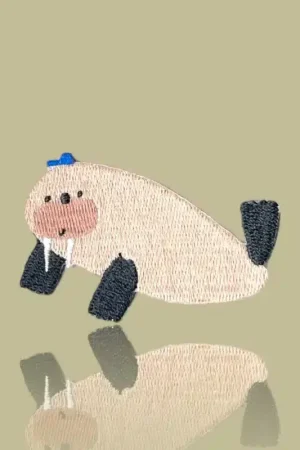 HejPatches - strijkapplicatie zeehond Hoge Kwaliteit