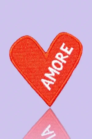 Merkproduct HejPatches - strijkapplicatie amore