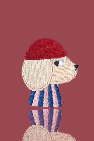 Nieuw HejPatches - strijkapplicatie poedel