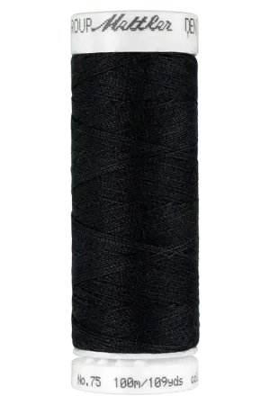 Amann Mettler – Denim DOC naaigaren 100m - 4000 Black Must-Have