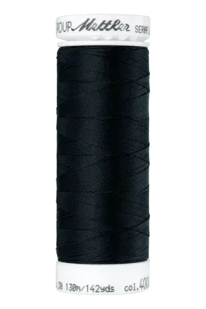 Amann Mettler - Seraflex elastisch naaigaren 130m - 4000 Black Merkproduct