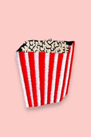 HejPatches - strijkapplicatie popcorn Speciale Aanbieding