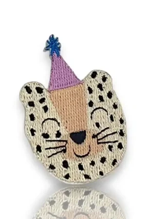 Populair HejPatches - strijkapplicatie feestende luipaard