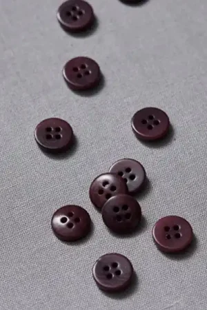 Actieprijs MeetMilk - Corozo knoop 11mm maroon