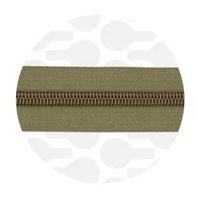Zipper Zoo – Nylon rits mossy green – 1 meter Beste Prijs