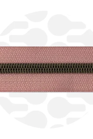 Zipper Zoo – Nylon rits powder pink – 1 meter Superprijs