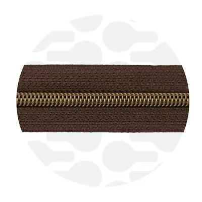 Zipper Zoo – Nylon rits brownie – 1 meter Dagaanbieding