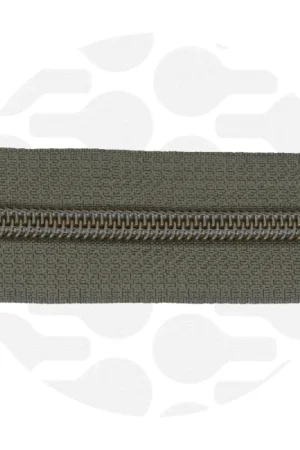 Zipper Zoo – Nylon rits army green – 1 meter Voordeelprijs