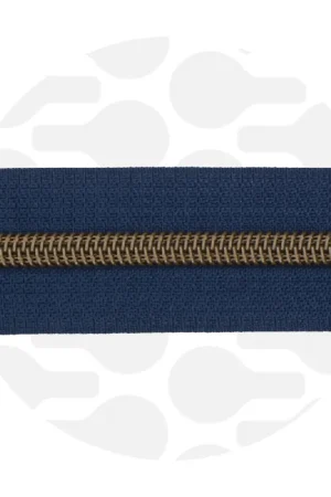 Zipper Zoo – Nylon rits ink blue – 1 meter Tijdelijk Beschikbaar