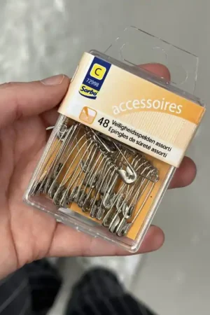 Gereduceerde Prijs Veiligheidsspelden 48 stuks zilver