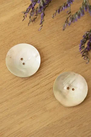 Beperkte Voorraad Parelmoer knoop 35mm