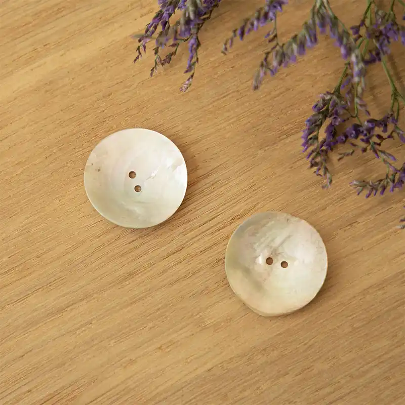 Beperkte Voorraad Parelmoer knoop 35mm