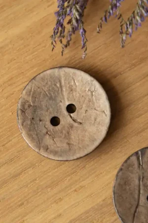 Beperkte Voorraad Parelmoer knoop 40mm beige