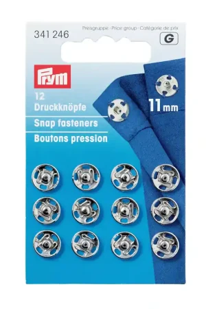 Koopje Prym - Drukknopen aannaaibaar - 11mm - zilver